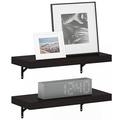Furinno Tanna, Ensemble De 2 Étagères Murales Flottantes, 56 Cm (22 Pouces), Fixation Murale, pour Salle De Bain, Bureau, Salon, Chêne Tabac - Publicité Furinno Tanna, Ensemble De 2 Étagères Murales Flottantes, 56 Cm (22 Pouces), Fixation Murale, pour Salle De Bain, Bureau, Salon, Chêne Tabac - Publicité
