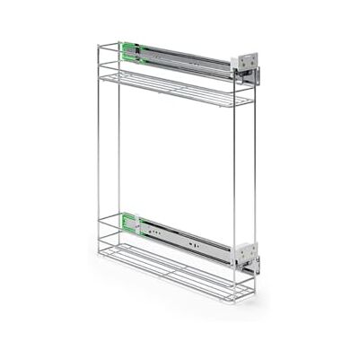 ATM Panier Amovible pour Cuisine, Chariot Coulissant amortissant en Acier Inoxydable, Extraction Totale 15 cm – Cargo avec Fermeture Douce Droite Sortie Totale réglage 3D – Chrome Brillant - Publicité ATM Panier Amovible pour Cuisine, Chariot Coulissant amortissant en Acier Inoxydable, Extraction Totale 15 cm – Cargo avec Fermeture Douce Droite Sortie Totale réglage 3D – Chrome Brillant - Publicité