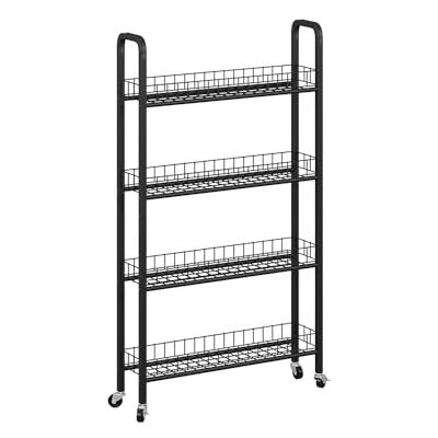 Vicco Caisson Mobile Rolivo, Noir, 58x15cm avec 4 Compartiments, positionnable de manière Flexible sur roulettes pour espaces restreints - Publicité Vicco Caisson Mobile Rolivo, Noir, 58x15cm avec 4 Compartiments, positionnable de manière Flexible sur roulettes pour espaces restreints - Publicité