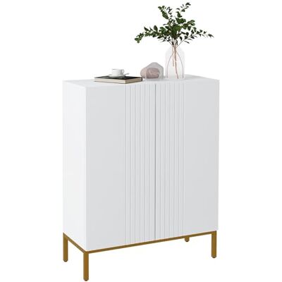 HOMCOM Meuble à Chaussures 20 Paires, Armoire à Chaussures Moderne avec Portes à Fermeture Douce, étagères réglables et Pieds en Acier, pour entrée, Couloir, Salon, Blanc - Publicité HOMCOM Meuble à Chaussures 20 Paires, Armoire à Chaussures Moderne avec Portes à Fermeture Douce, étagères réglables et Pieds en Acier, pour entrée, Couloir, Salon, Blanc - Publicité