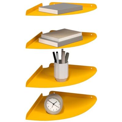 vidaXL Étagère flottante 4 pcs Jaune moutarde 30 x 30 x 2 cm, Salon, étagère flottante, design minimaliste, gain de place, murale contemporaine pour déco chez soi - Publicité vidaXL Étagère flottante 4 pcs Jaune moutarde 30 x 30 x 2 cm, Salon, étagère flottante, design minimaliste, gain de place, murale contemporaine pour déco chez soi - Publicité