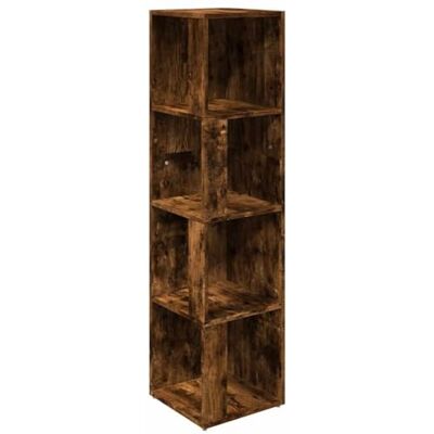 vidaXL Armoire d'angle Armoire de Rangement Étagère Meuble de Rangement Salle de Séjour Intérieur Chêne Fumé 33x33x132 cm Bois d'Ingénierie - Publicité vidaXL Armoire d'angle Armoire de Rangement Étagère Meuble de Rangement Salle de Séjour Intérieur Chêne Fumé 33x33x132 cm Bois d'Ingénierie - Publicité