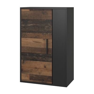Vicco Armoire Suspendue Berno, Noir/Ancien Style, 50.1x78.4cm avec 2 Compartiments, adapté au Montage Mural pour Un Rangement Polyvalent - Publicité Vicco Armoire Suspendue Berno, Noir/Ancien Style, 50.1x78.4cm avec 2 Compartiments, adapté au Montage Mural pour Un Rangement Polyvalent - Publicité