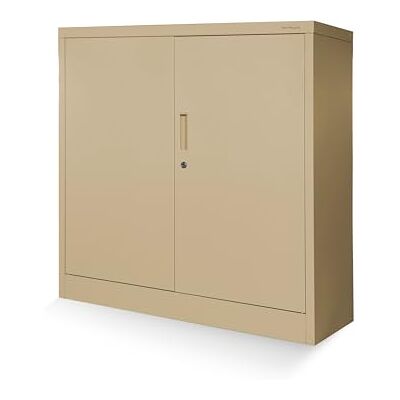 Jan Nowak Armoire de Bureau C001B Armoire métallique de Rangement 2 étagères réglables Revêtue de Poudre Verrouillable (Beige) - Publicité Jan Nowak Armoire de Bureau C001B Armoire métallique de Rangement 2 étagères réglables Revêtue de Poudre Verrouillable (Beige) - Publicité