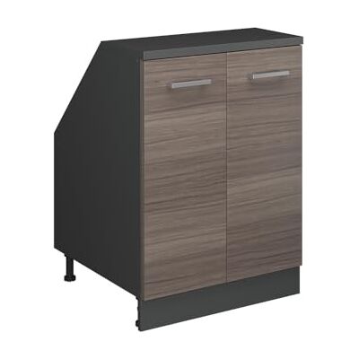 Vicco Meuble sous Pente R-Line, Gris Noble, 60cm 2 Portes, 60 cm de Profondeur, pour Une Combinaison Libre au Sein de systèmes de Cuisine modulaires - Publicité Vicco Meuble sous Pente R-Line, Gris Noble, 60cm 2 Portes, 60 cm de Profondeur, pour Une Combinaison Libre au Sein de systèmes de Cuisine modulaires - Publicité