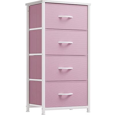 YITAHOME Commode en Tissu avec 4 tiroirs, Meuble de Rangement Pratique, Armoire pour Salon, Chambre d'enfant, Couloir,Rose - Publicité YITAHOME Commode en Tissu avec 4 tiroirs, Meuble de Rangement Pratique, Armoire pour Salon, Chambre d'enfant, Couloir,Rose - Publicité