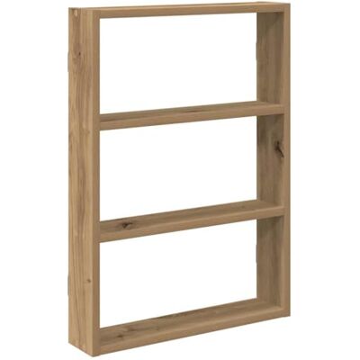 vidaXL Étagère Murale chêne Artisanal 43x9x60 cm Bois d'ingénierie, étagère Flottante, étagère Suspendue, étagère Murale d'angle - Publicité vidaXL Étagère Murale chêne Artisanal 43x9x60 cm Bois d'ingénierie, étagère Flottante, étagère Suspendue, étagère Murale d'angle - Publicité