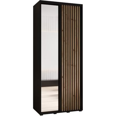 ABIKS MEBLE - Sapporo 2 - Noir - 45 cm - Wardrobe - Publicité ABIKS MEBLE - Sapporo 2 - Noir - 45 cm - Wardrobe - Publicité