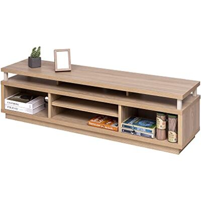 Iris Ohyama , Meuble TV, Meuble Tele, Banc TV, Support télévision pour ecran jusqu'à 65 Pouces, 5 Etagères, Sortie-câbles, Contemporain, Chambre, Salon TV Cabinet Middle OTS-150M Marron Clair - Publicité Iris Ohyama , Meuble TV, Meuble Tele, Banc TV, Support télévision pour ecran jusqu'à 65 Pouces, 5 Etagères, Sortie-câbles, Contemporain, Chambre, Salon TV Cabinet Middle OTS-150M Marron Clair - Publicité