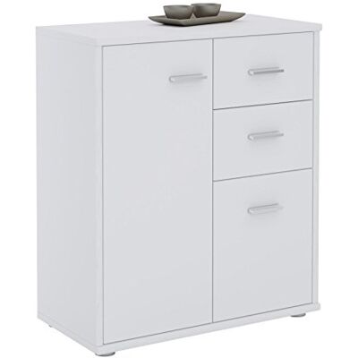 IDIMEX Buffet Salle à Manger Remy L 60 cm Blanc avec 2 Portes et 2 tiroirs, bahut Bas, Meuble de Rangement Style Moderne, Commode vaisselier 60 x 70 x 30 cm - Publicité IDIMEX Buffet Salle à Manger Remy L 60 cm Blanc avec 2 Portes et 2 tiroirs, bahut Bas, Meuble de Rangement Style Moderne, Commode vaisselier 60 x 70 x 30 cm - Publicité
