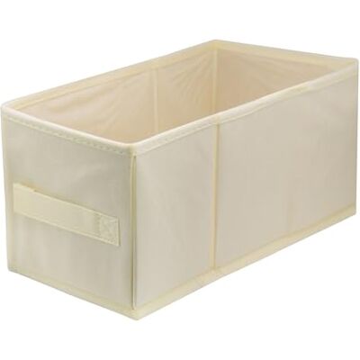 lavita avita Boîte de rangement en tissu Boîtes de rangement pliantes 15 x 31 x 15 cm Tiroir Boîte de rangement Tiroir Systèmes de rangement pour les vêtements 1 pièce (crème) - Publicité lavita avita Boîte de rangement en tissu Boîtes de rangement pliantes 15 x 31 x 15 cm Tiroir Boîte de rangement Tiroir Systèmes de rangement pour les vêtements 1 pièce (crème) - Publicité