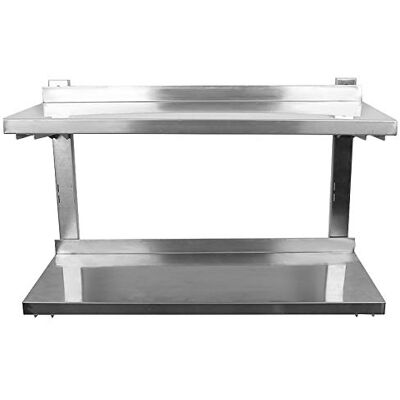 LANTUS Étagère Murale INOX 2 Plateaux Rangement Cuisine pour Restaurant, Bar, Maison, Cuisine, buanderie, Garage et buanderie-80 * 30 * 57cm-Acier Inoxydable - Publicité LANTUS Étagère Murale INOX 2 Plateaux Rangement Cuisine pour Restaurant, Bar, Maison, Cuisine, buanderie, Garage et buanderie-80 * 30 * 57cm-Acier Inoxydable - Publicité