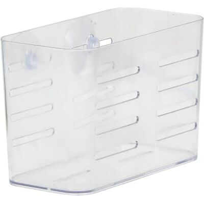 TENDANCE Panier Rectangulaire gm PS sur Ventouses Transparent Salle de Bain Accessoire Utilitaire - Publicité TENDANCE Panier Rectangulaire gm PS sur Ventouses Transparent Salle de Bain Accessoire Utilitaire - Publicité