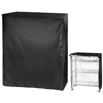 LODDEYEE Housse d'étagère de rangement 152,4 x 61 x 182,9 cm, imperméable, résistant à la poussière, en tissu Oxford 210D Polyester Noir pour maison, bureau, garage, fermeture éclair - Publicité LODDEYEE Housse d'étagère de rangement 152,4 x 61 x 182,9 cm, imperméable, résistant à la poussière, en tissu Oxford 210D Polyester Noir pour maison, bureau, garage, fermeture éclair - Publicité