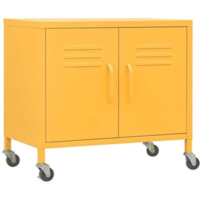 vidaXL Armoire de Rangement Placard Armoire de Stockage Meuble de Rangement Salon Salle de Séjour Intérieur Jaune Moutarde 60x35x49 cm Acier - Publicité vidaXL Armoire de Rangement Placard Armoire de Stockage Meuble de Rangement Salon Salle de Séjour Intérieur Jaune Moutarde 60x35x49 cm Acier - Publicité