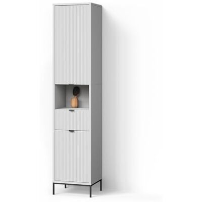 Livinity - Aterno - Blanc - 40x190 - Bathroom cabinet - Publicité Livinity - Aterno - Blanc - 40x190 - Bathroom cabinet - Publicité