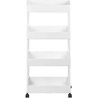 LANTUS Chariot à 3 Niveaux, Desserte, Étagère de Rangement Mobile, Tablette réglable en Hauteur, Montage Facile, pour Salle de Bain, Cuisine, Bureau - Publicité LANTUS Chariot à 3 Niveaux, Desserte, Étagère de Rangement Mobile, Tablette réglable en Hauteur, Montage Facile, pour Salle de Bain, Cuisine, Bureau - Publicité