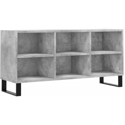 vidaXL Meuble TV, Armoire de Télévision avec 6 Compartiments et Pieds, Meuble Télé avec Rangement Salon Salle de Séjour, Gris Béton Bois d'Ingénierie - Publicité vidaXL Meuble TV, Armoire de Télévision avec 6 Compartiments et Pieds, Meuble Télé avec Rangement Salon Salle de Séjour, Gris Béton Bois d'Ingénierie - Publicité