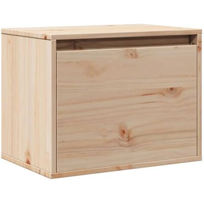 vidaXL Armoire murale en pin massif Meuble TV bas Étagère de rangement 45 x 30 x 35 cm - Publicité vidaXL Armoire murale en pin massif Meuble TV bas Étagère de rangement 45 x 30 x 35 cm - Publicité