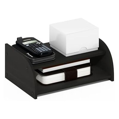 Furinno Classic Rangement Et Accessoires De Bureau, Support pour Écran À 2 Niveaux avec Étagère De Rangement pour Accessoires, Couleur Expresso - Publicité Furinno Classic Rangement Et Accessoires De Bureau, Support pour Écran À 2 Niveaux avec Étagère De Rangement pour Accessoires, Couleur Expresso - Publicité