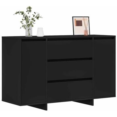 vidaXL Buffet avec tiroir Noir 120 x 41 x 75 cm Bois d'ingénierie, Buffet Moderne et stylé, unité de Rangement, Durable, Pratique pour Organiser Votre Salon - Publicité vidaXL Buffet avec tiroir Noir 120 x 41 x 75 cm Bois d'ingénierie, Buffet Moderne et stylé, unité de Rangement, Durable, Pratique pour Organiser Votre Salon - Publicité