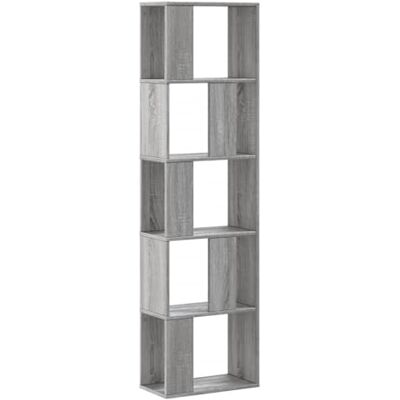 vidaXL Bibliothèque 5 Niveaux Sonoma Gris Bois d'ingénierie, étagère, étagère à Livres, Support de Livre, Armoire de Rangement, étagère de Rangement - Publicité vidaXL Bibliothèque 5 Niveaux Sonoma Gris Bois d'ingénierie, étagère, étagère à Livres, Support de Livre, Armoire de Rangement, étagère de Rangement - Publicité