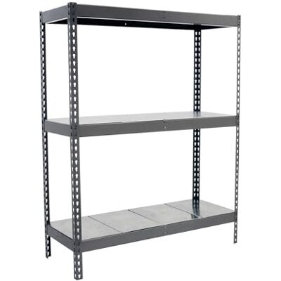 Simon Rack Étagère Charge Lourde 2000x1800x750 mm, 3 Niveaux Métal, 400 kg par Niveau, Structure Acier 1,6 mm, Gris/Galvanisé Ecoforte - Publicité Simon Rack Étagère Charge Lourde 2000x1800x750 mm, 3 Niveaux Métal, 400 kg par Niveau, Structure Acier 1,6 mm, Gris/Galvanisé Ecoforte - Publicité