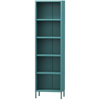 Jan Nowak Bibliotheque Etagere Rangement et Métal Mario 4 Étagères Réglables (4x30 kg), Montage Mural Bibliothèque Meuble de Rangement pour Salon, Industriel 50 x 180 x 35 cm Marine - Publicité Jan Nowak Bibliotheque Etagere Rangement et Métal Mario 4 Étagères Réglables (4x30 kg), Montage Mural Bibliothèque Meuble de Rangement pour Salon, Industriel 50 x 180 x 35 cm Marine - Publicité