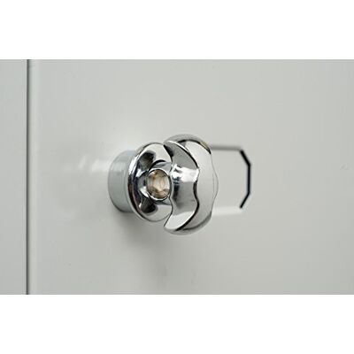 BISLEY Fermeture à verrou Rotatif pour système de vestiaire et de casier de Rangement Monobloc, Office, Light, métal, 800 Non laqué, 3 x 3 x 3 cm - Publicité BISLEY Fermeture à verrou Rotatif pour système de vestiaire et de casier de Rangement Monobloc, Office, Light, métal, 800 Non laqué, 3 x 3 x 3 cm - Publicité