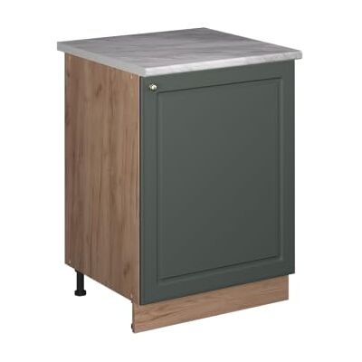Vicco Meuble Bas de Cuisine Fame-Line, Vert Or Campagne/Chêne de Force doré, 60cm 1 Porte avec Plan de Travail - Publicité Vicco Meuble Bas de Cuisine Fame-Line, Vert Or Campagne/Chêne de Force doré, 60cm 1 Porte avec Plan de Travail - Publicité