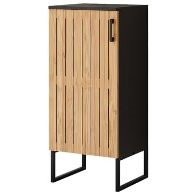 Vicco Armoire Midischrank Vayra, Bambou, 35x81cm, pour Le Rangement des Accessoires de Salle de Bain et des Serviettes - Publicité Vicco Armoire Midischrank Vayra, Bambou, 35x81cm, pour Le Rangement des Accessoires de Salle de Bain et des Serviettes - Publicité