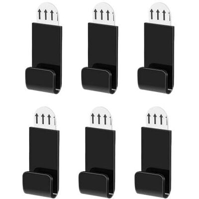 ZLKRHAK Lot de 6 supports muraux muraux en acrylique pour vinyles Pas de perforation nécessaire Crochets d'enregistrement - Publicité ZLKRHAK Lot de 6 supports muraux muraux en acrylique pour vinyles Pas de perforation nécessaire Crochets d'enregistrement - Publicité