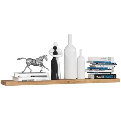 AKORD Étagère Murale Flottante PS-5 100cm Etagere Mural Jouets Fleurs Décorations pour Salon Chambre Design Moderne Tablette Murale Fonctionnel Etagères Murales Panneau Stratifié 32mm - Publicité AKORD Étagère Murale Flottante PS-5 100cm Etagere Mural Jouets Fleurs Décorations pour Salon Chambre Design Moderne Tablette Murale Fonctionnel Etagères Murales Panneau Stratifié 32mm - Publicité