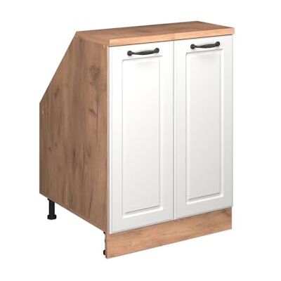 Vicco Meuble sous Pente R-Line, Blanc Campagne, 60cm 2 Portes, 60 cm de Profondeur, pour Une Combinaison Libre au Sein de systèmes de Cuisine modulaires - Publicité Vicco Meuble sous Pente R-Line, Blanc Campagne, 60cm 2 Portes, 60 cm de Profondeur, pour Une Combinaison Libre au Sein de systèmes de Cuisine modulaires - Publicité