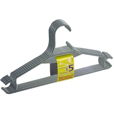 Hidalgo Lot de 5 cintres Gris économiques de chez - Publicité Hidalgo Lot de 5 cintres Gris économiques de chez - Publicité