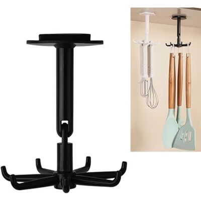 MEYEBP Crochets Rotatifs Crochet Pliant Rotatif à 360 ° Sans Perçage Rangement Organiseur Rack, Crochets Pour Peignoir Et Serviettes De Bain Crochets Polyvalents - Publicité MEYEBP Crochets Rotatifs Crochet Pliant Rotatif à 360 ° Sans Perçage Rangement Organiseur Rack, Crochets Pour Peignoir Et Serviettes De Bain Crochets Polyvalents - Publicité