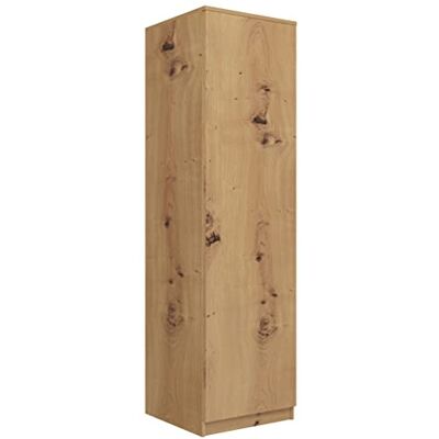 CDF Armoire moderne Malwa SD-50 Couleur: chêne artisan Idéal pour la chambre à coucher, couloir, chambre d'enfant ou bureau Cintre pour vêtements, manteaux, vestes À l'intérieur 4 étagères - Publicité CDF Armoire moderne Malwa SD-50 Couleur: chêne artisan Idéal pour la chambre à coucher, couloir, chambre d'enfant ou bureau Cintre pour vêtements, manteaux, vestes À l'intérieur 4 étagères - Publicité