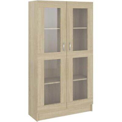 vidaXL Armoire à Vitrine, Meuble de Rangement avec Compartiment, Étagère de Salon Salle de Séjour Chambre Intérieur, Chêne Sonoma Bois d’Ingénierie - Publicité vidaXL Armoire à Vitrine, Meuble de Rangement avec Compartiment, Étagère de Salon Salle de Séjour Chambre Intérieur, Chêne Sonoma Bois d’Ingénierie - Publicité