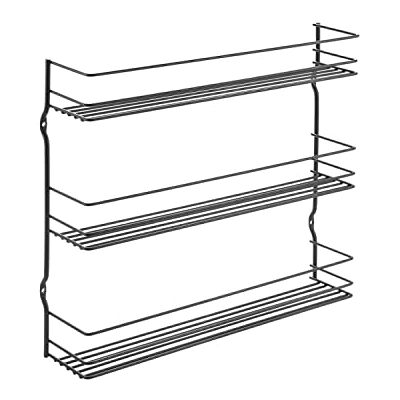 Metaltex Pepito 3-Tier Spice Rack – Wall-mounted Kitchen Storage Shelf for Seasonings and Condiments Polytherm Lava, 36 x 8 x 32 Centimeters - Publicité Metaltex Pepito 3-Tier Spice Rack – Wall-mounted Kitchen Storage Shelf for Seasonings and Condiments Polytherm Lava, 36 x 8 x 32 Centimeters - Publicité