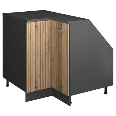 Vicco Meuble de Cuisine d'angle pour combles R-Line, Chêne Artisan, 75.6cm 1 Porte, 60 cm de Profondeur, pour Une Combinaison Libre au Sein de systèmes de Cuisine modulaires - Publicité Vicco Meuble de Cuisine d'angle pour combles R-Line, Chêne Artisan, 75.6cm 1 Porte, 60 cm de Profondeur, pour Une Combinaison Libre au Sein de systèmes de Cuisine modulaires - Publicité