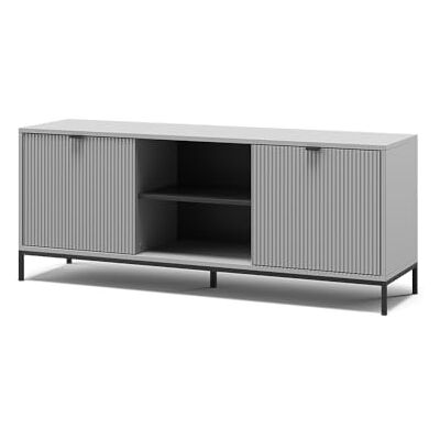 Vicco Meuble TV Eliza, Gris, 150x60cm avec 2 Portes, Convient comme Meuble TV Bas pour appareils jusqu'à 65 Pouces - Publicité Vicco Meuble TV Eliza, Gris, 150x60cm avec 2 Portes, Convient comme Meuble TV Bas pour appareils jusqu'à 65 Pouces - Publicité