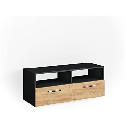 Vicco Meuble TV Diego, Anthracite, 95x38cm, Convient comme Support TV avec étagères Ouvertes - Publicité Vicco Meuble TV Diego, Anthracite, 95x38cm, Convient comme Support TV avec étagères Ouvertes - Publicité