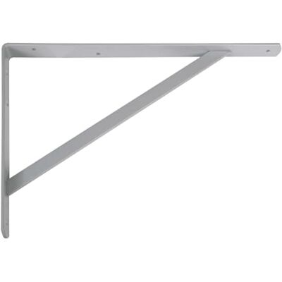 Amig Support d'étagère murale Équerre en acier 500 x 325 mm Gris métallisé Supporte jusqu'à 185 kg Support d'étagère Installation facile - Publicité Amig Support d'étagère murale Équerre en acier 500 x 325 mm Gris métallisé Supporte jusqu'à 185 kg Support d'étagère Installation facile - Publicité