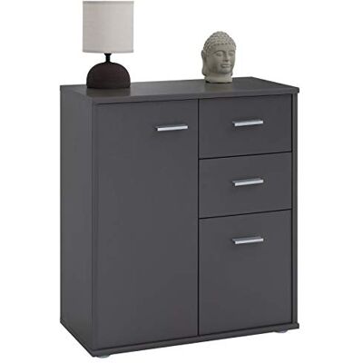 IDIMEX Buffet Salle à Manger Remy L 60 cm Gris Mat avec 2 Portes et 2 tiroirs, bahut Bas, Meuble de Rangement Style Moderne, Commode vaisselier 60 x 70 x 30 cm - Publicité IDIMEX Buffet Salle à Manger Remy L 60 cm Gris Mat avec 2 Portes et 2 tiroirs, bahut Bas, Meuble de Rangement Style Moderne, Commode vaisselier 60 x 70 x 30 cm - Publicité