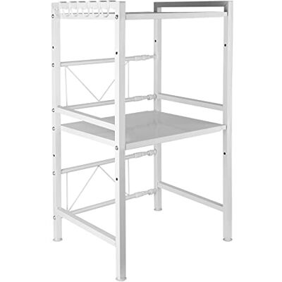 LANTUS Support Extensible en Métal Four à Micro-Étagère pour Micro-Ondes à 2 Couches Extensible pour épices, conserves, Bouteilles, jusqu'à 25 kg (40/64 * 36.5 * 78cm (Blanc)) - Publicité LANTUS Support Extensible en Métal Four à Micro-Étagère pour Micro-Ondes à 2 Couches Extensible pour épices, conserves, Bouteilles, jusqu'à 25 kg (40/64 * 36.5 * 78cm (Blanc)) - Publicité