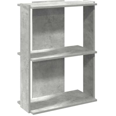vidaXL Bibliothèque à 3 Niveaux Gris béton 60x30x80 cm Bois ingénierie, étagère, étagère à Livres, étagère de Rangement, Armoire de Rangement - Publicité vidaXL Bibliothèque à 3 Niveaux Gris béton 60x30x80 cm Bois ingénierie, étagère, étagère à Livres, étagère de Rangement, Armoire de Rangement - Publicité
