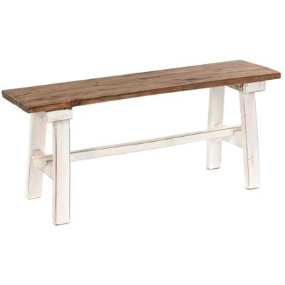 DESIGN DELIGHTS Banc Rustique Anzio 90 en Bois d'Acajou 90 x 39 x 26 cm (L x H x P) Pliable, Pour Cuisine - Publicité DESIGN DELIGHTS Banc Rustique Anzio 90 en Bois d'Acajou 90 x 39 x 26 cm (L x H x P) Pliable, Pour Cuisine - Publicité