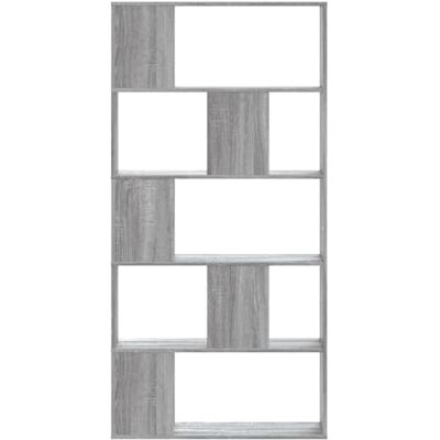 vidaXL Bibliothèque 5 Niveaux Sonoma Gris Bois d'ingénierie, étagère, étagère à Livres, Support de Livre, Armoire de Rangement, étagère de Rangement - Publicité vidaXL Bibliothèque 5 Niveaux Sonoma Gris Bois d'ingénierie, étagère, étagère à Livres, Support de Livre, Armoire de Rangement, étagère de Rangement - Publicité
