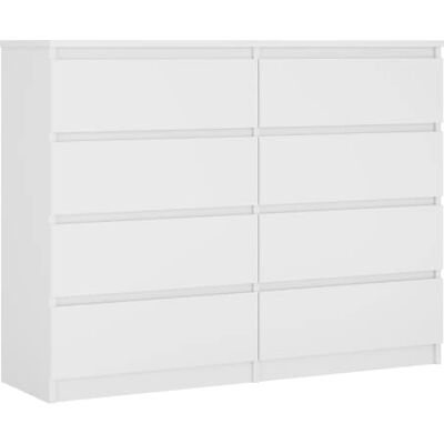 3XE LIVING - 102x120x39 - White - Commode à tiroirs - Publicité 3XE LIVING - 102x120x39 - White - Commode à tiroirs - Publicité