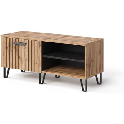Vicco Banc à Chaussures Amber, Chêne Wotan, 100x45cm, pour Le Rangement de Livres, Lampes et Objets du Quotidien - Publicité Vicco Banc à Chaussures Amber, Chêne Wotan, 100x45cm, pour Le Rangement de Livres, Lampes et Objets du Quotidien - Publicité